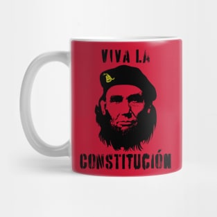 Viva La Constitucion Abraham Lincoln Che Guevara design Mug